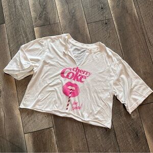 Coca Cola Cherry Coke Crop Tee